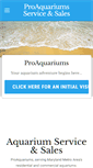 Mobile Screenshot of pro-aquariums.com